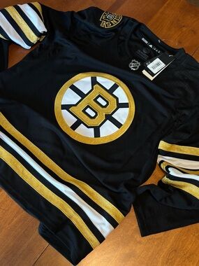Boston Bruins Adidas Centennial Celebration Home Jersey